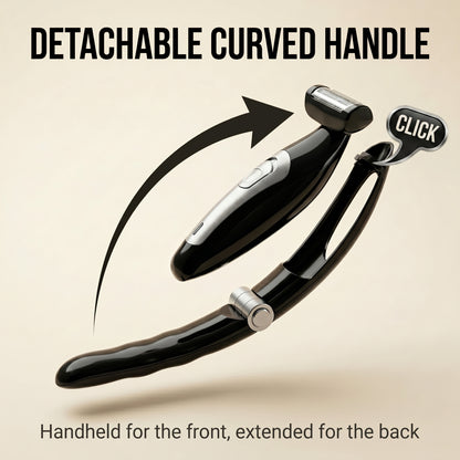 The Arc Back & Body Shaver – Curved Handle, Wet & Dry, Rechargeable