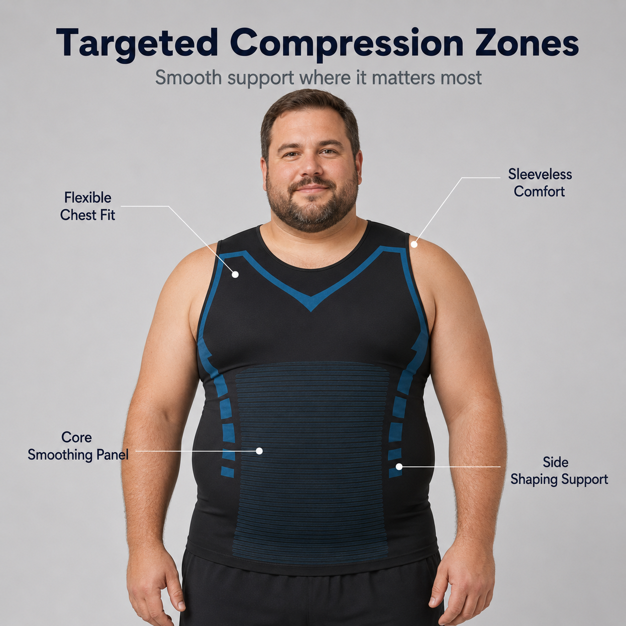CoreSculpt Men’s Shaping Compression Tank