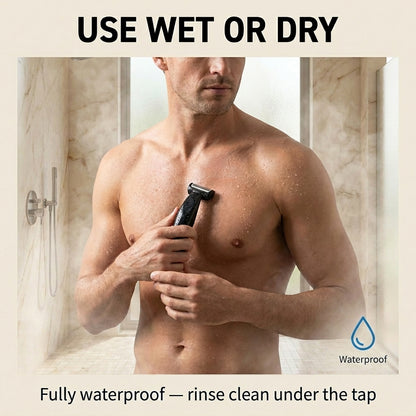 The Arc Back & Body Shaver – Curved Handle, Wet & Dry, Rechargeable