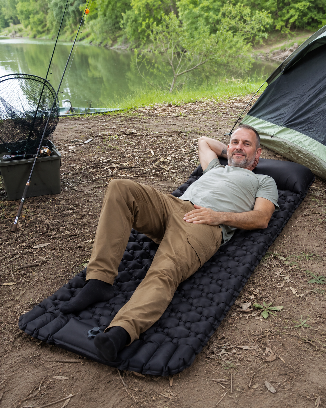 Puffora™ Self-Inflating Outdoor Comfort Mat