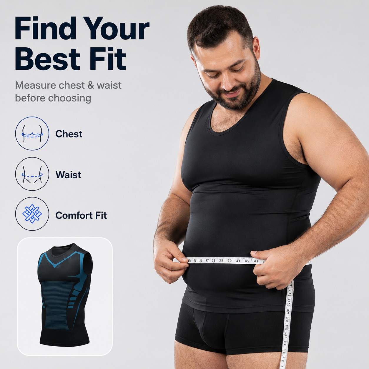 CoreSculpt Men’s Shaping Compression Tank