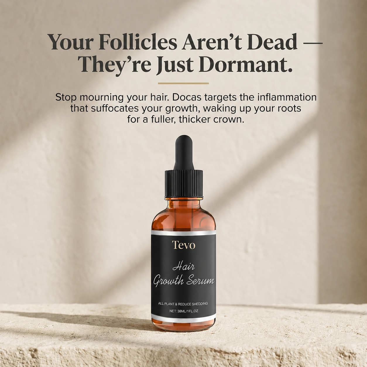 Tevo™ Hair Growth Serum - #1 Hair Growth Solution for Black Women