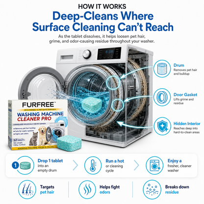 FurFree™ Washing Machine Cleaner Pro