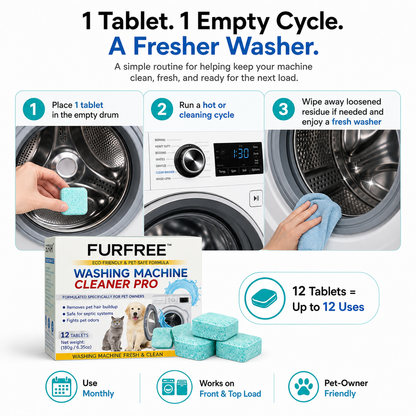 FurFree™ Washing Machine Cleaner Pro