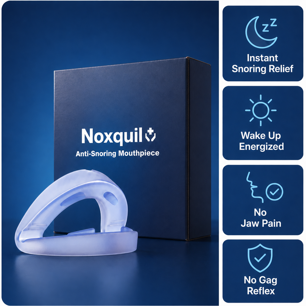 Noxquil - The Quiet Anti-Snoring Mouthpiece Universal Size