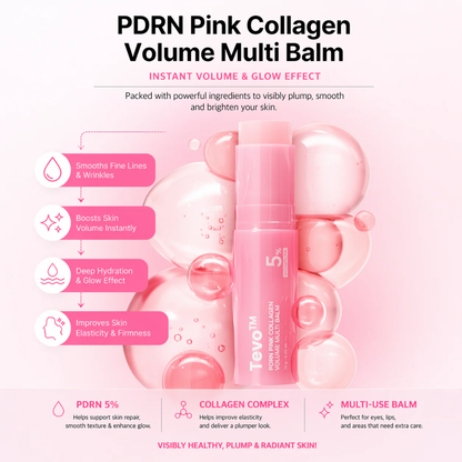 Tevo™  - Korean PDRN Pink Collagen Volume Multi Balm