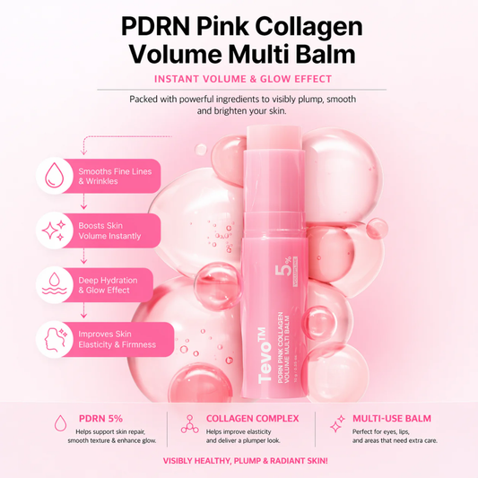 Tevo™  - Korean PDRN Pink Collagen Volume Multi Balm