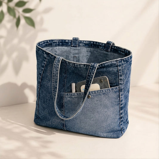 The Essential Denim Tote